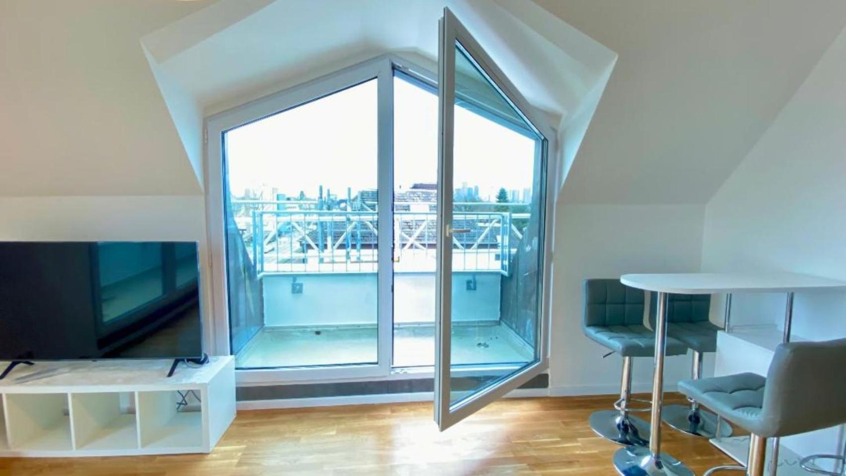 Schoenes Erwachen Im Frankfurter Penthouse Франкфурт на Майн Екстериор снимка