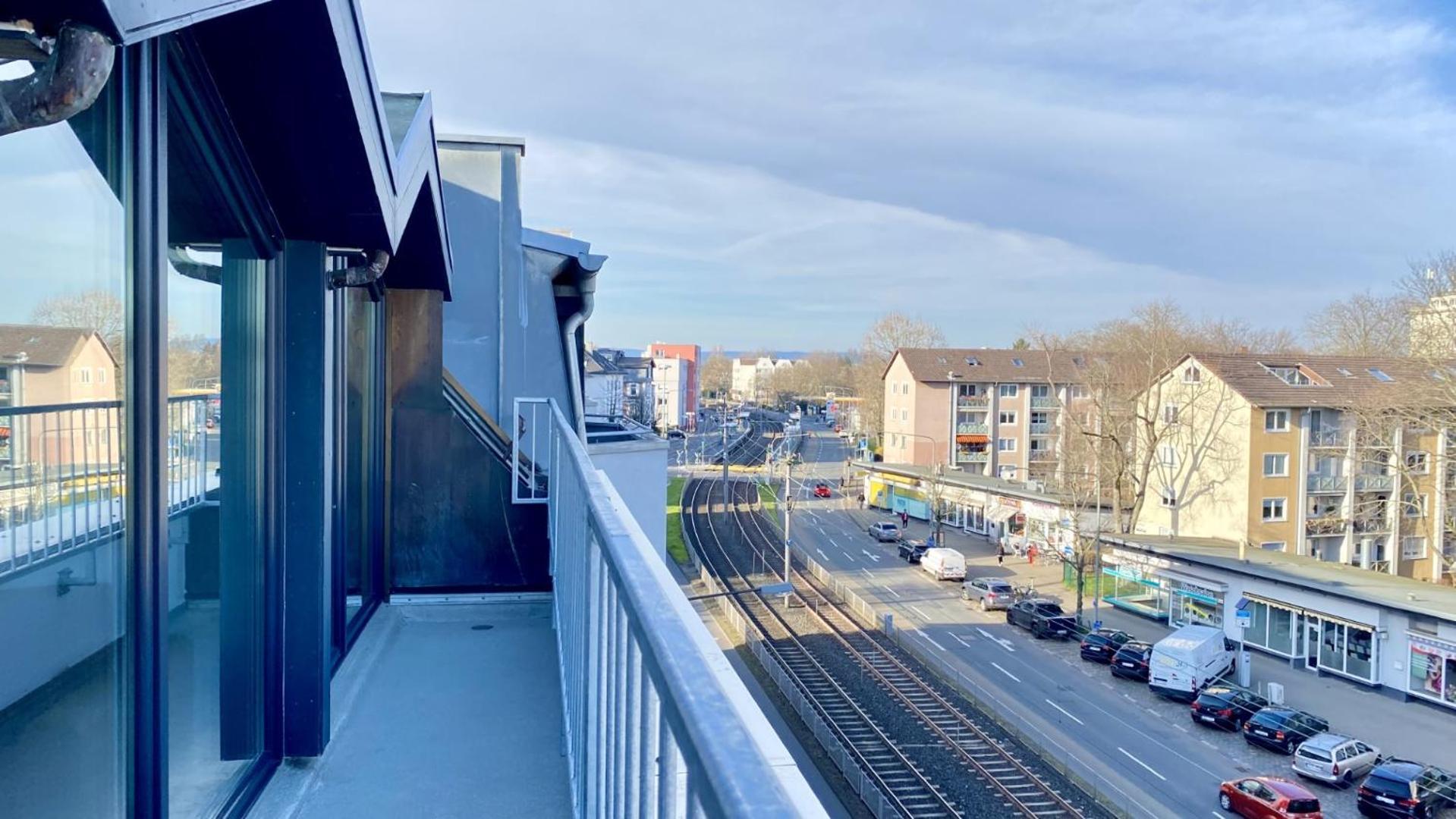 Schoenes Erwachen Im Frankfurter Penthouse Франкфурт на Майн Екстериор снимка